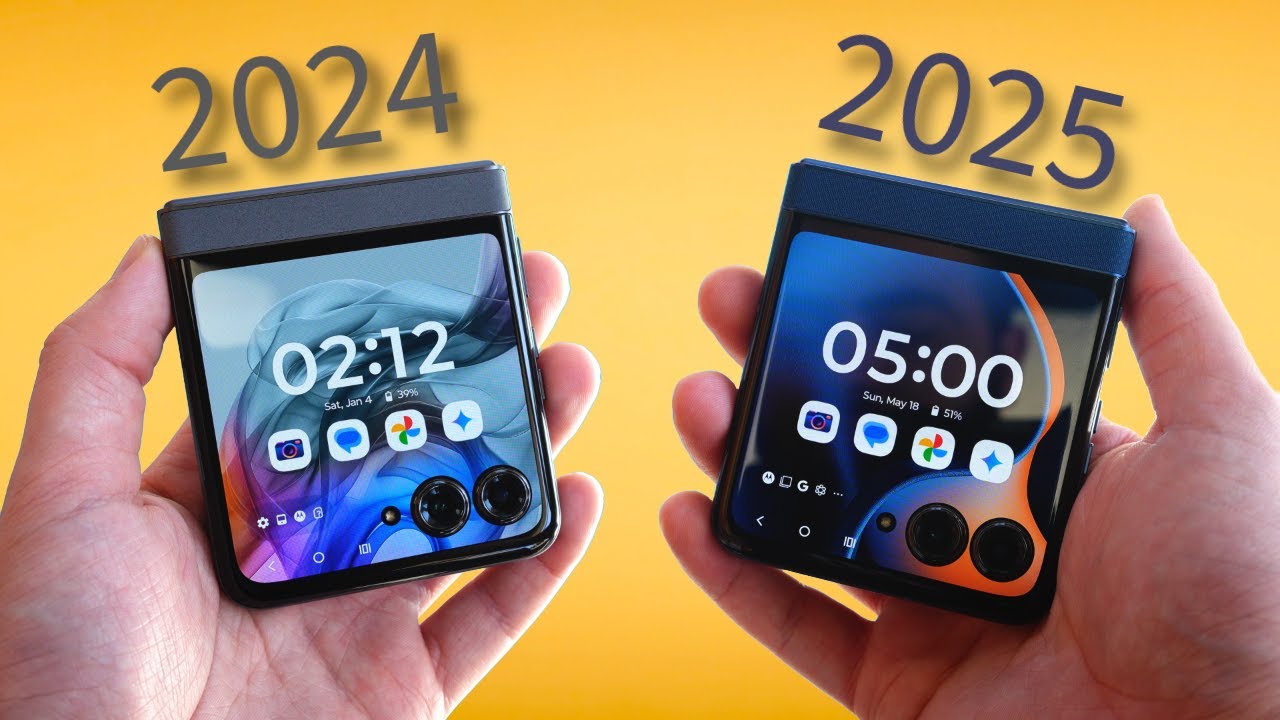 2024 Moto Razr VS 2025 Moto Razr: A minor but impactful change!