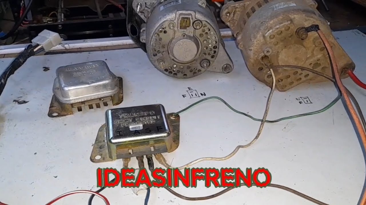 Conectar regulador externo tipo ford  alternador antiguo