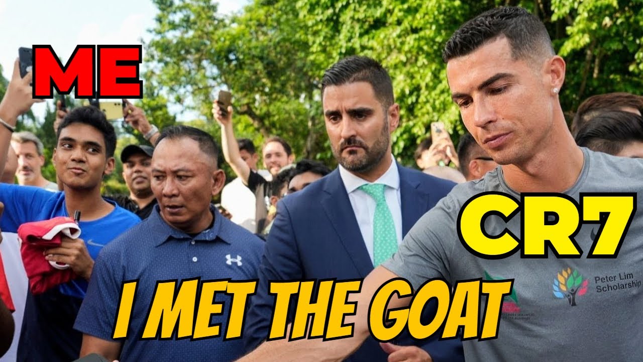 I Met CRISTIANO RONALDO (SIGNED JERSEY?!)