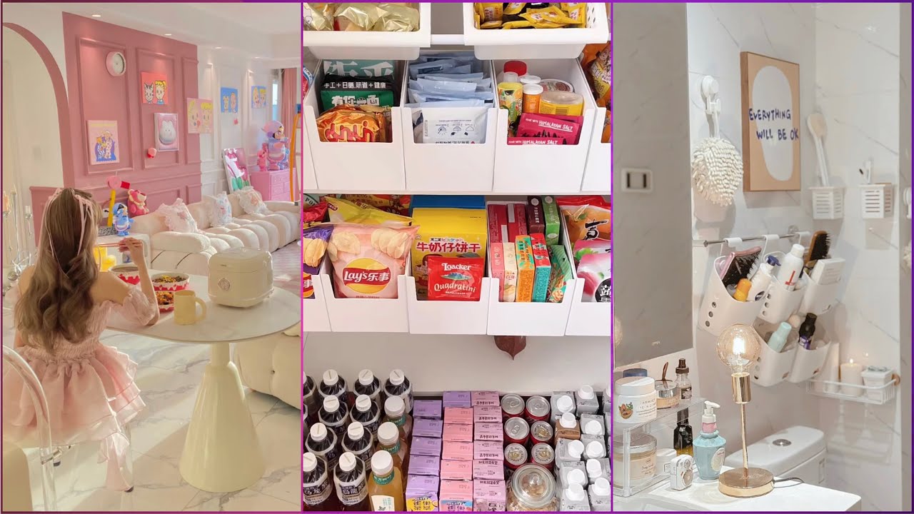 Bathroom Organizing 🎀 | Snacks And Foods Organization | Restocking✨