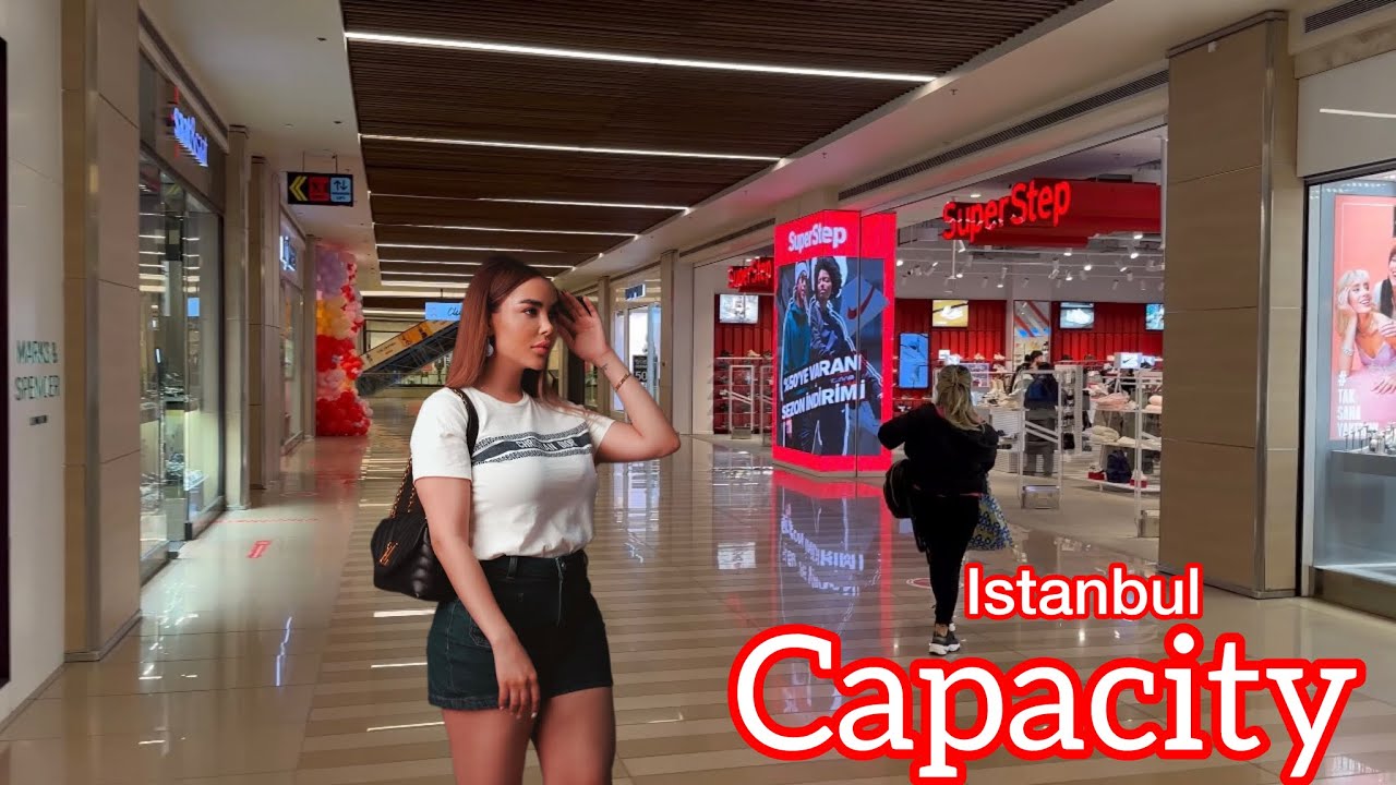 Istanbul Bakırköy Capacity Shopping Center | Capacity Mall Walking Tour | 4k UHD