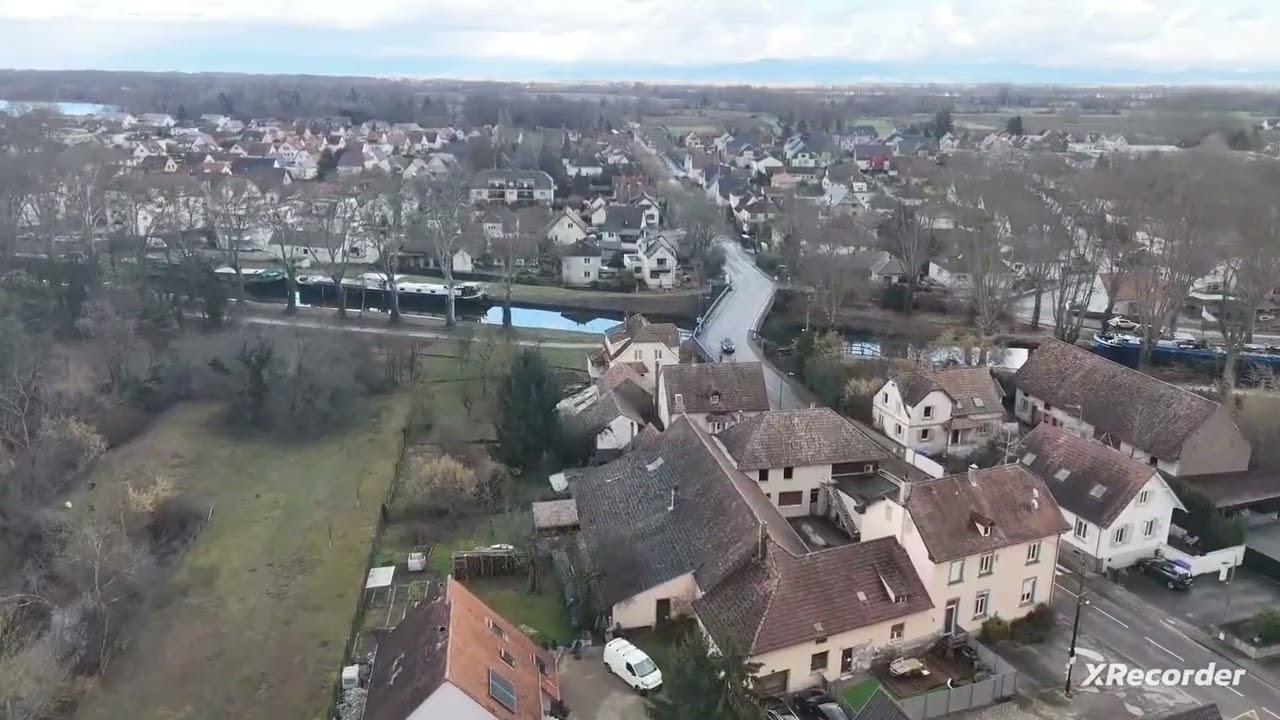 Fegersheim,Eschau,Plobsheim en Alsace, Bas Rhin, Vu du Ciel