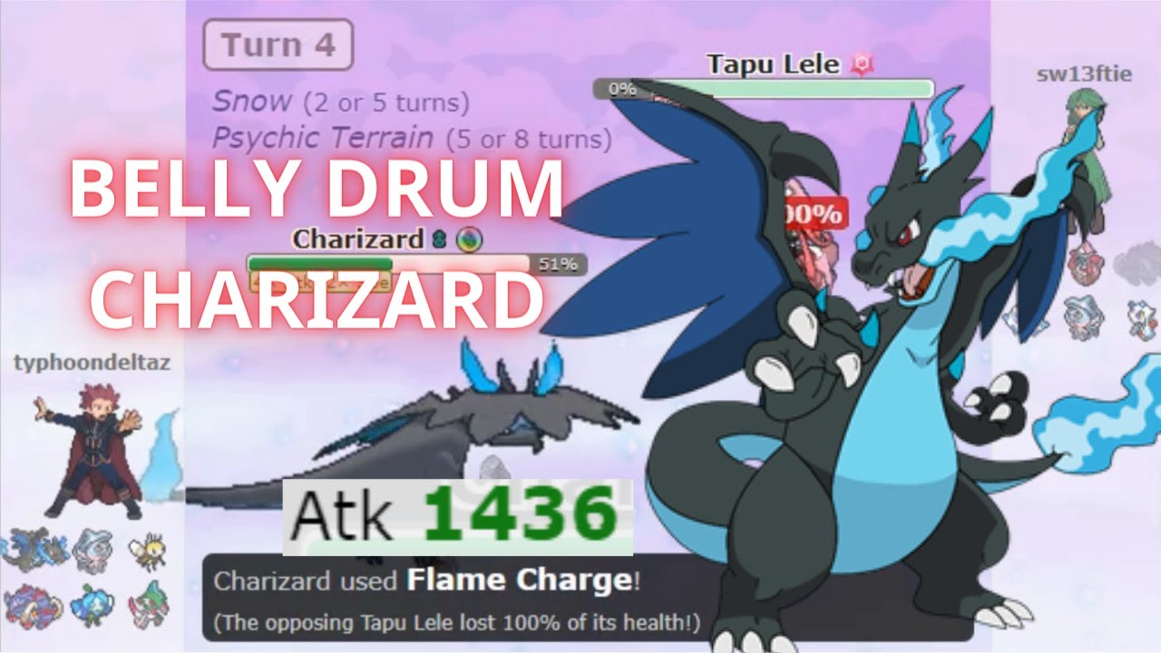 MEGA CHARIZARD X is a monster with this strat!!! | Pokemon Showdown National Dex Gen 9