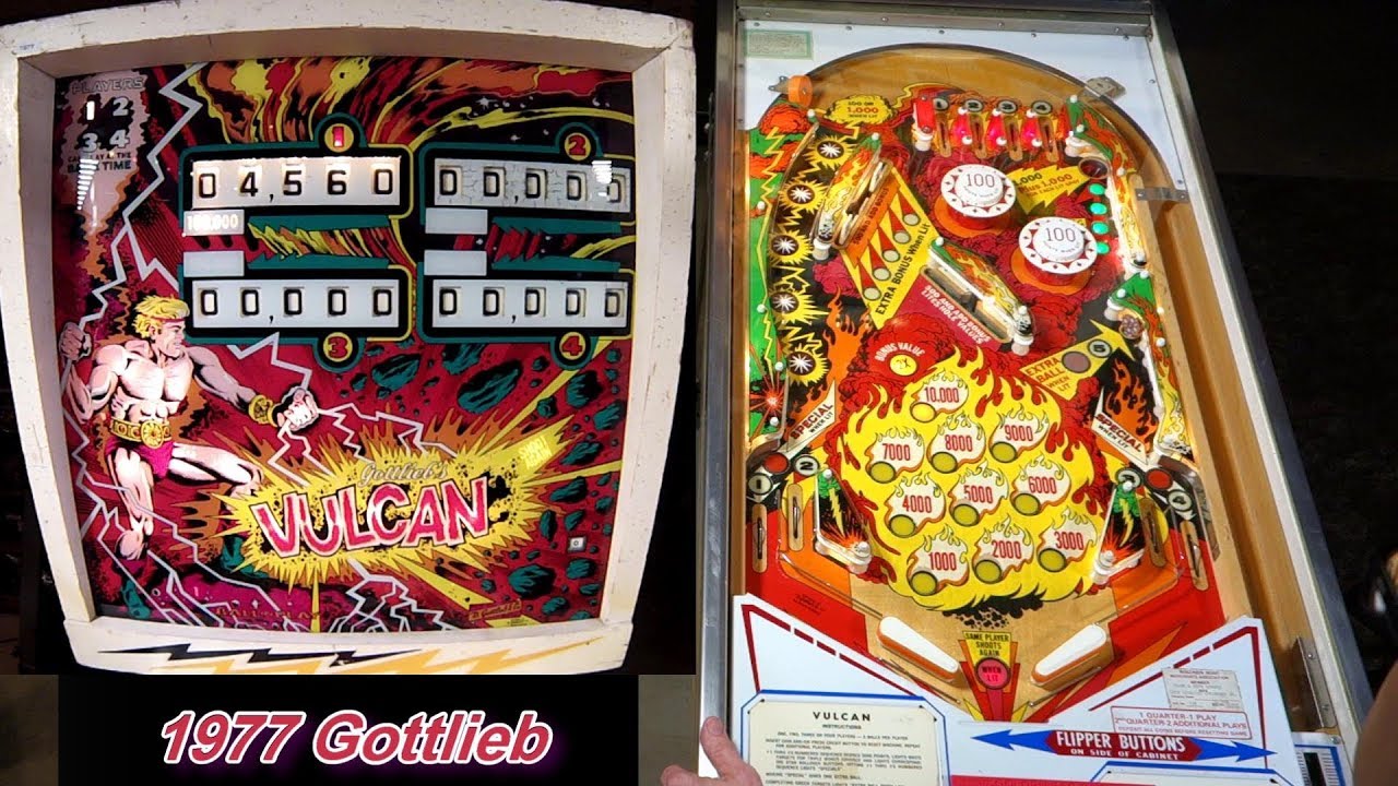 1977 Gottlieb Vulcan game play