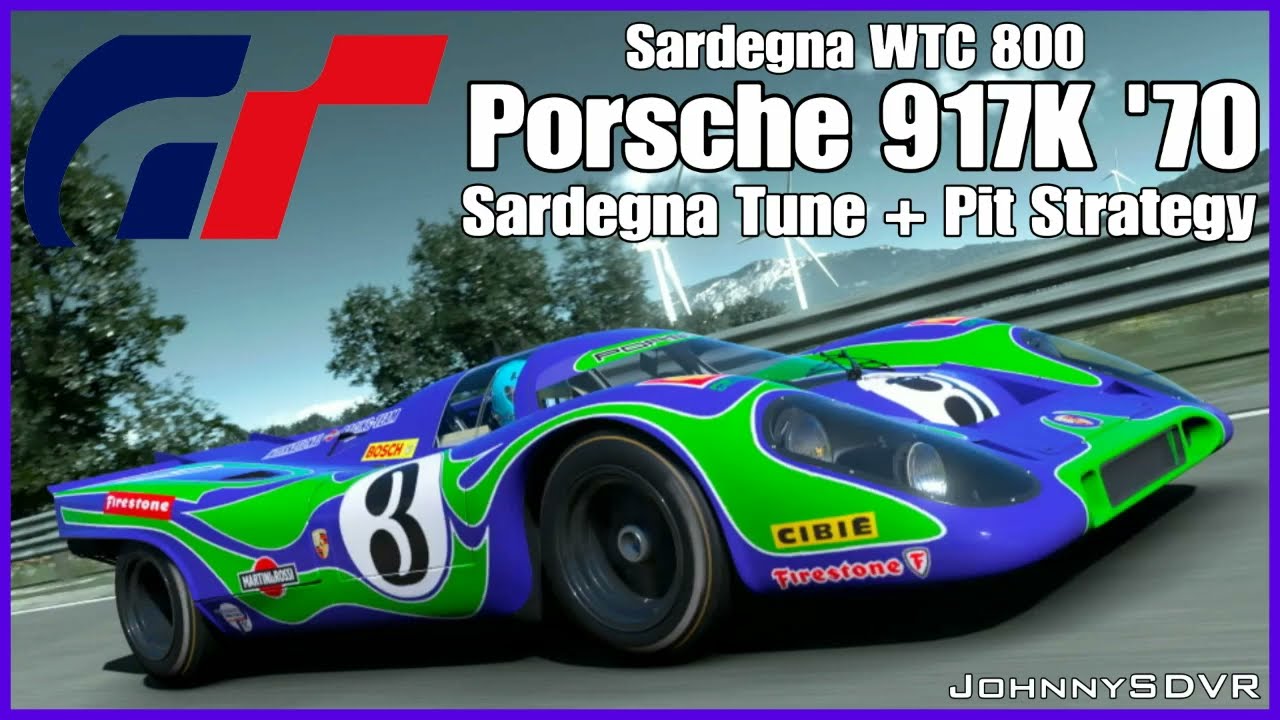 Gran Turismo 7 - Porsche 917K '70 Tune | Sardegna WTC 800 | 800PP Setup + Pit Strategy | #Tune #GT7