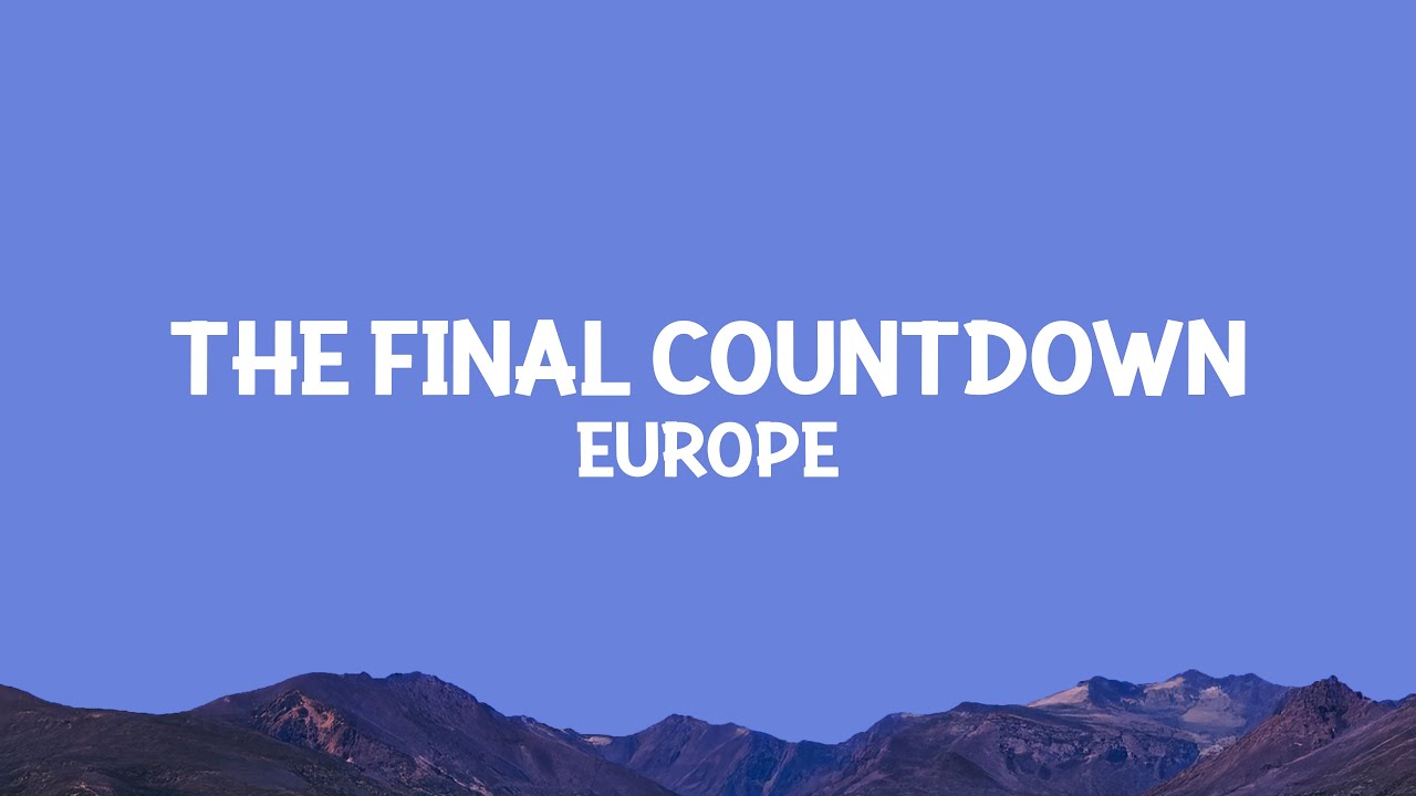 Europe - The Final Countdown (Lyrics)