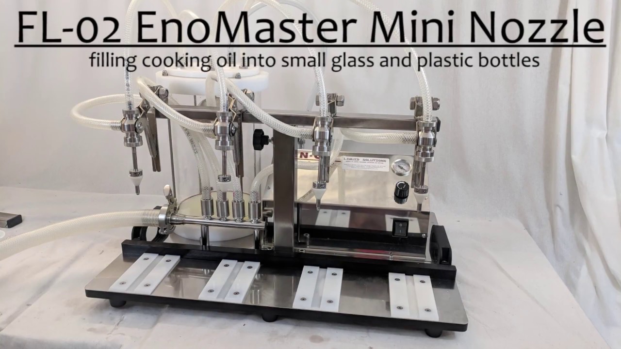 FL02B ENOLMASTER MULTI-HEAD VACUUM FILLER - Mini Nozzle Filling Oil (Liquid Solutions)