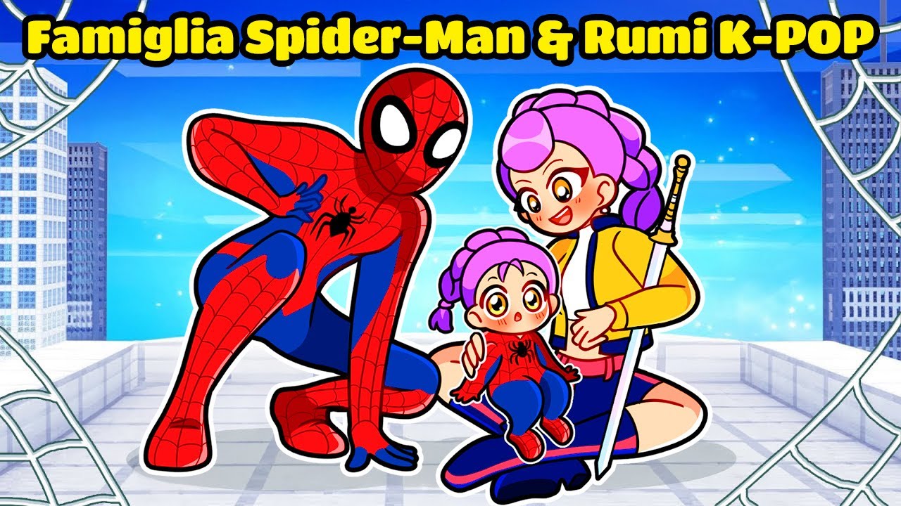 La FAMIGLIA di SPIDER-MAN e RUMI K-POP Su Minecraft!