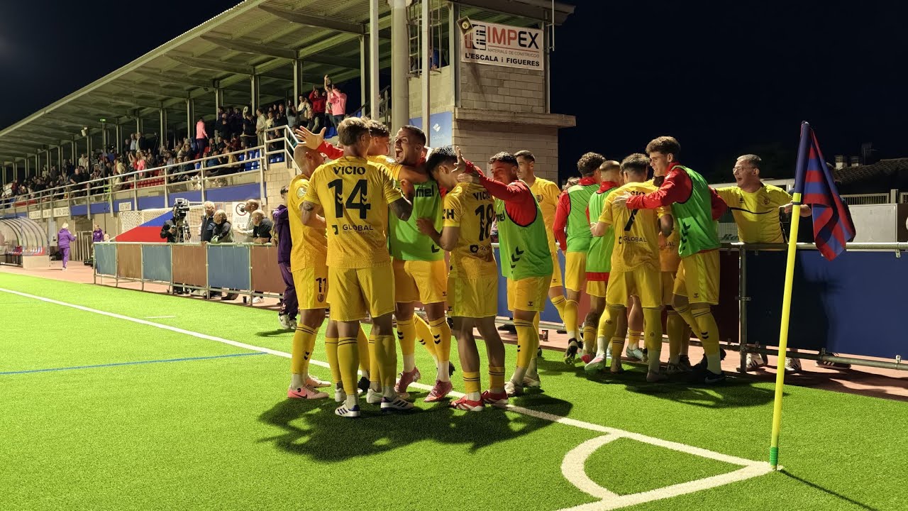 Resum FC l'Escala 1-1 CE L'Hospitalet 