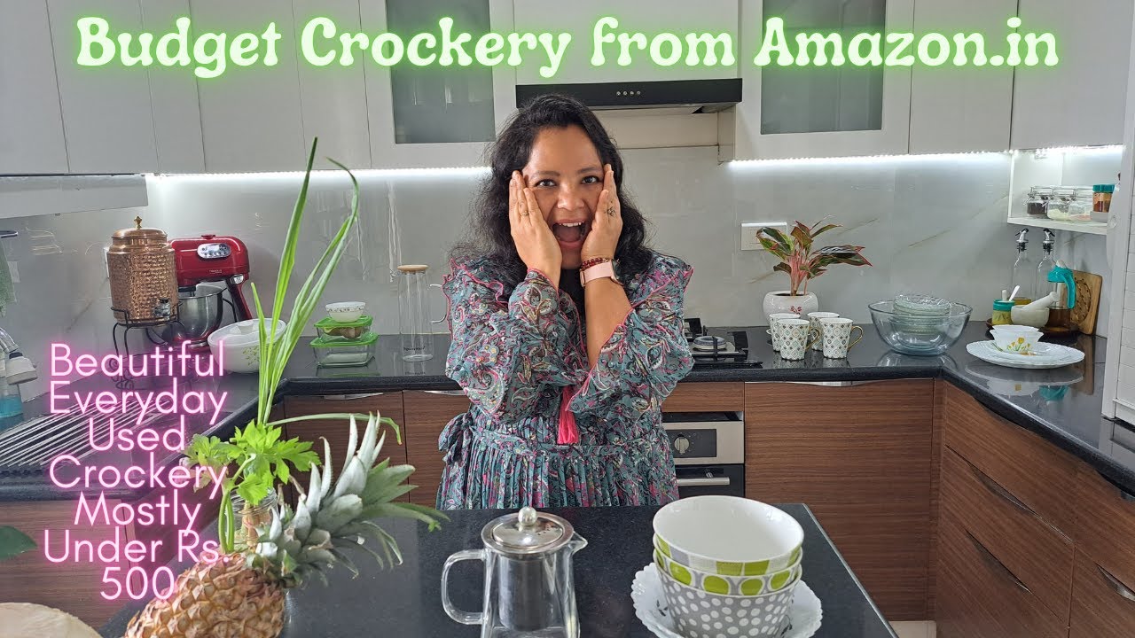 Budget Crockery from Amazon.in | Everyday Used Beautiful Crockery Under Rs500 | Amazon Crockery Haul