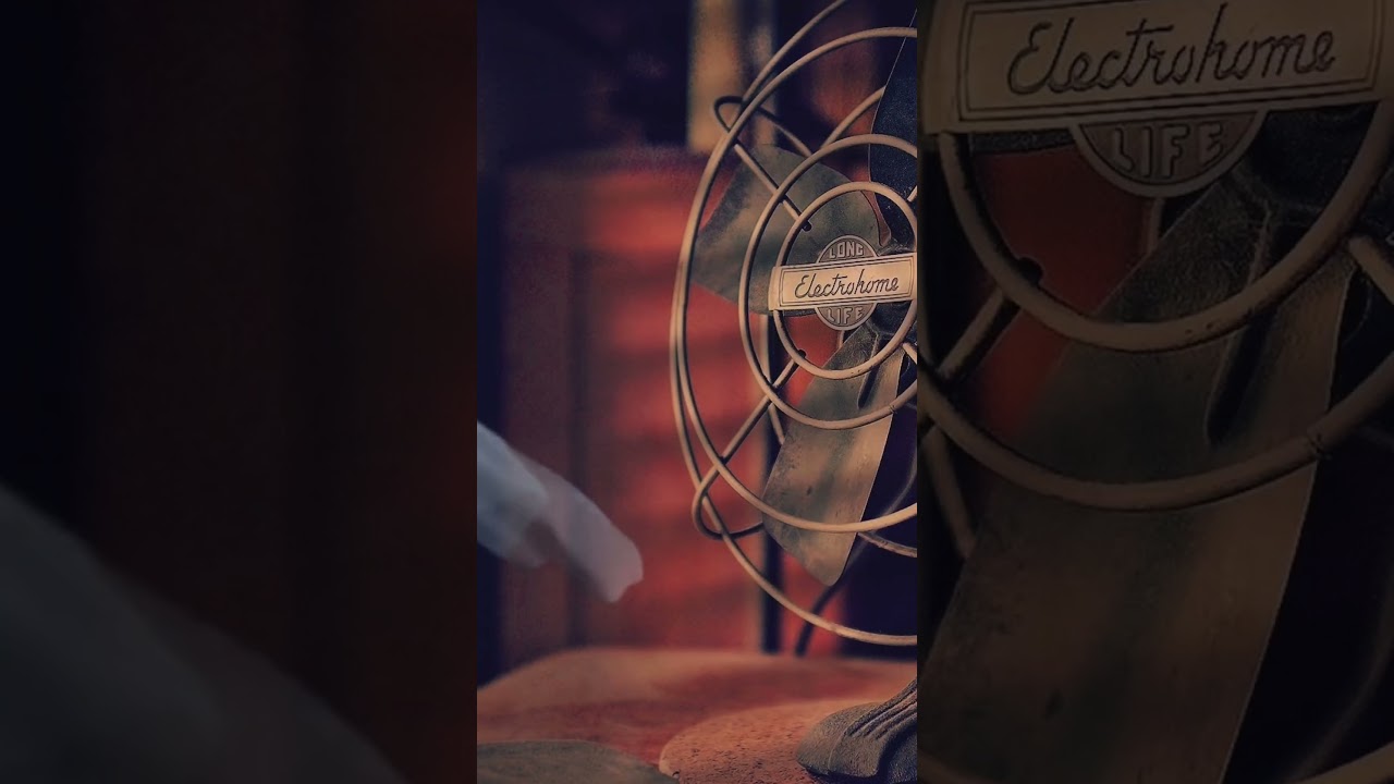 Vintage Fan Spinning Blades | Loop for Sleep 🌬️ 
