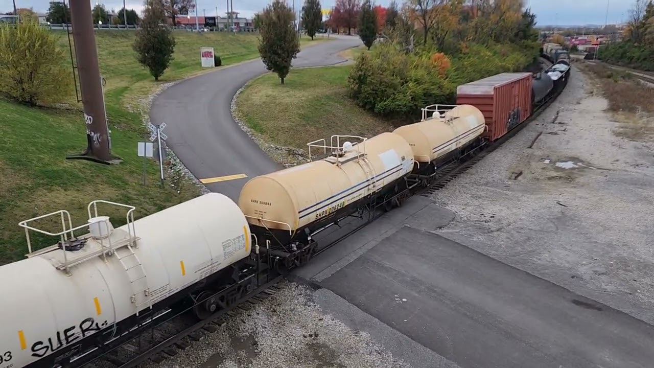 Csx Mixed Freight Train