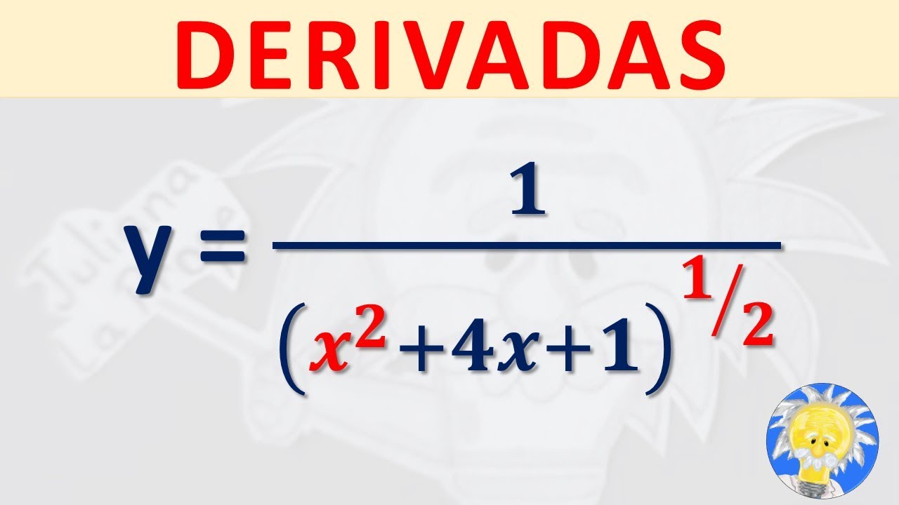 📕 DERIVADA EXPONENTE FRACCIONARIO x en el Denominador | REGLA DE LA CADENA | Juliana la Profe