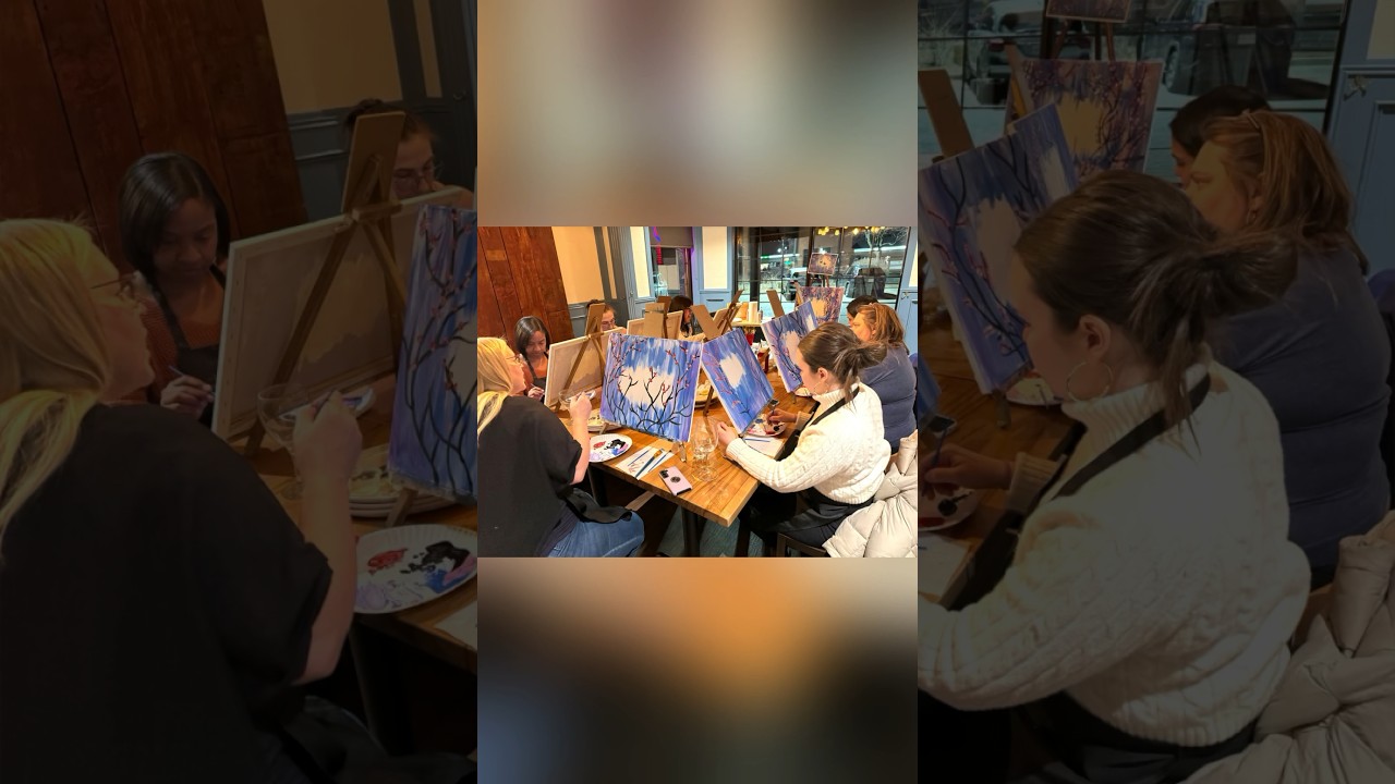 #paintparty #teambuilding #teambuildingevents #paintnight #paintparties