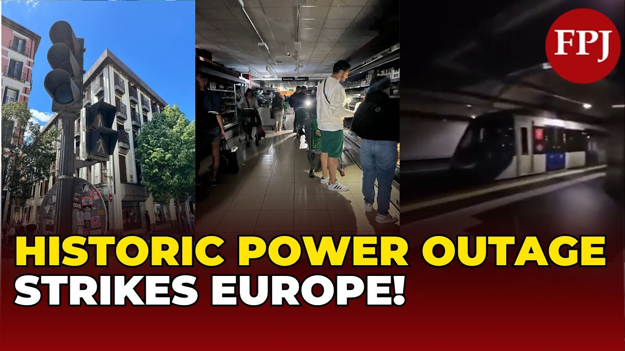 Major Power Outage Hits Spain, Portugal, and France | Millions Affected Across Europe