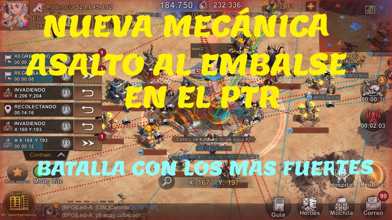 State of Survival: NUEVA MECÁNICA EN EL ASALTO AL EMBALSE, LOS MAS FUERTES DE TODOS LOS ESTADOS.