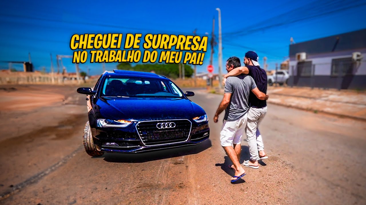 BUSQUEI MEU PAI NO TRABALHO DELE DE SURPRESA❤ (OLHA A REAÇÃO)