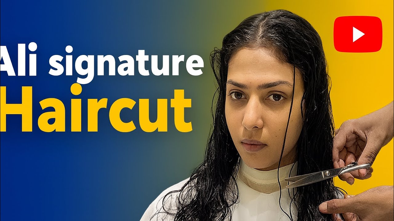 💇‍♀️ Ali Signature Haircut (Layer Haircut) — Description: // how to cut layer cut ￼