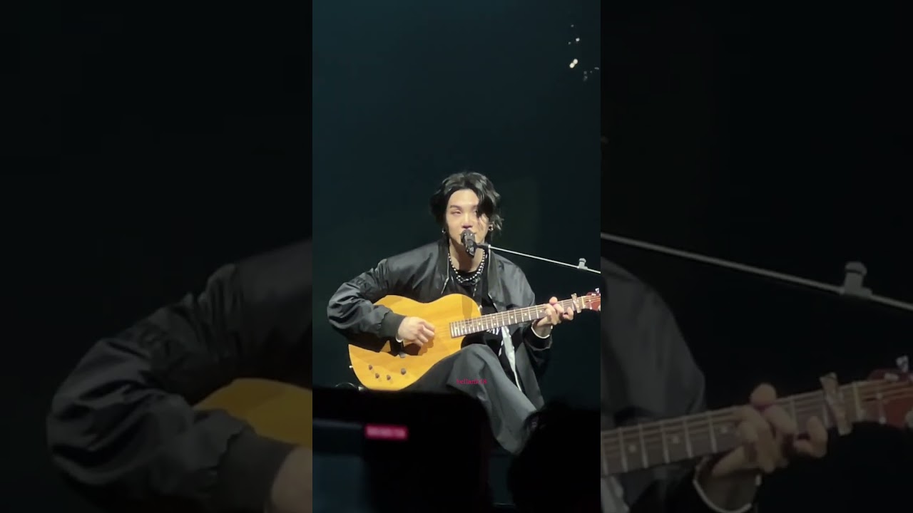 230429 (Suga breaks his guitar strings 😅😭 + 'Seesaw' Acoustic) SUGA Agust D ‘D-DAY Tour’ New Jersey