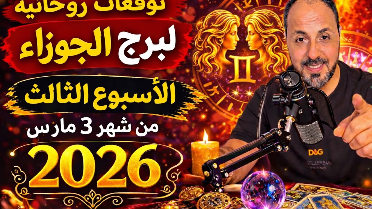 توقعات روحانية لبرج الجوزاء الأسبوع الثالث من شهر 3 مارس 2026. 00212662659264