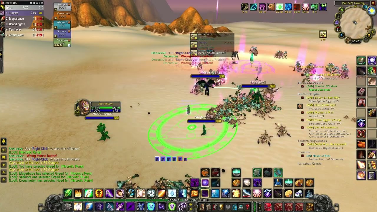 Big AOE DPS Shadow Priest WOW SOD