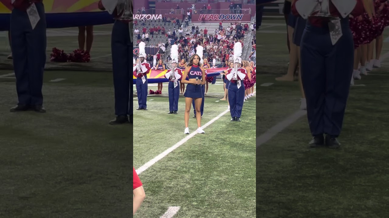 Annalise sings the National Anthem