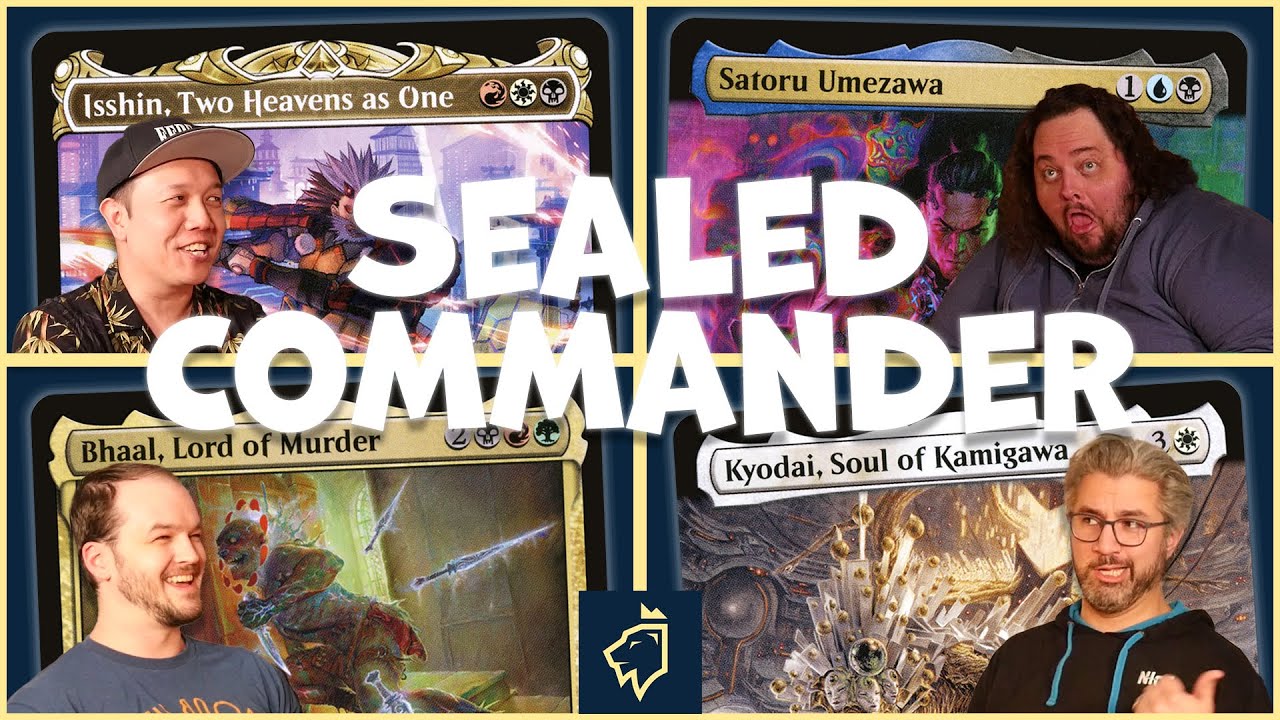 Isshin vs Satoru vs Kyodai vs Bhaal | SEALED Commander | Magic the Gathering EDH Gameplay