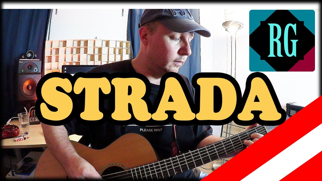 ★ STRADA DEL SOLE TABS ► FENDRICH - Gitarre lernen (Austropop Lesson+Cover)
