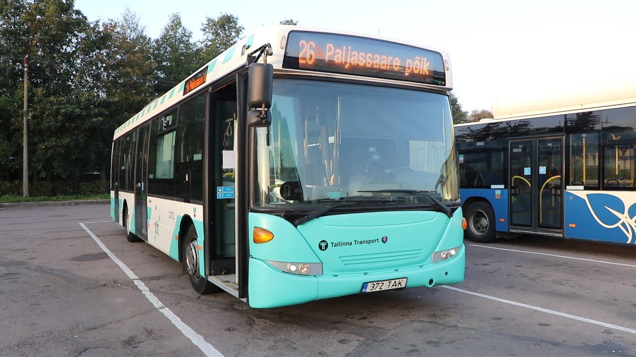 Bus route nr 26A (morning version), Tallinn (old version)