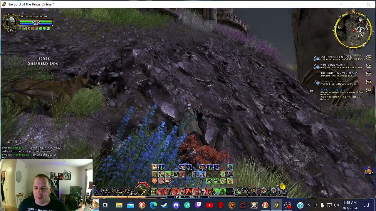 Lotro ANGMAR legendary server hunter adventures