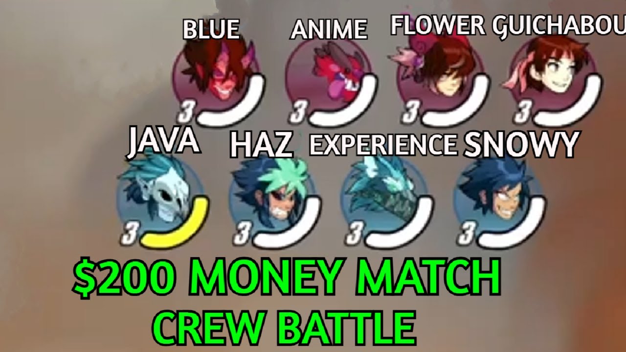 JAVA, SNOWY, EXPERIENCE, HAZ vs GUI, BLUE, ANIME, FLOWER - $200 Money Match - 2024 - Crew Battle