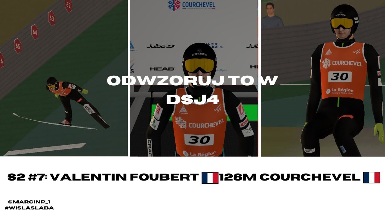 Odwzoruj to w DSJ4 (S2: #7) Valentin Foubert 126m Courchevel 2024