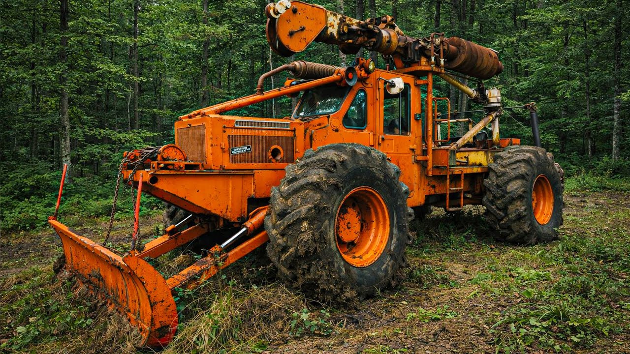 10 Old Logging Machines From the 70s Built Like Absolute Tanks