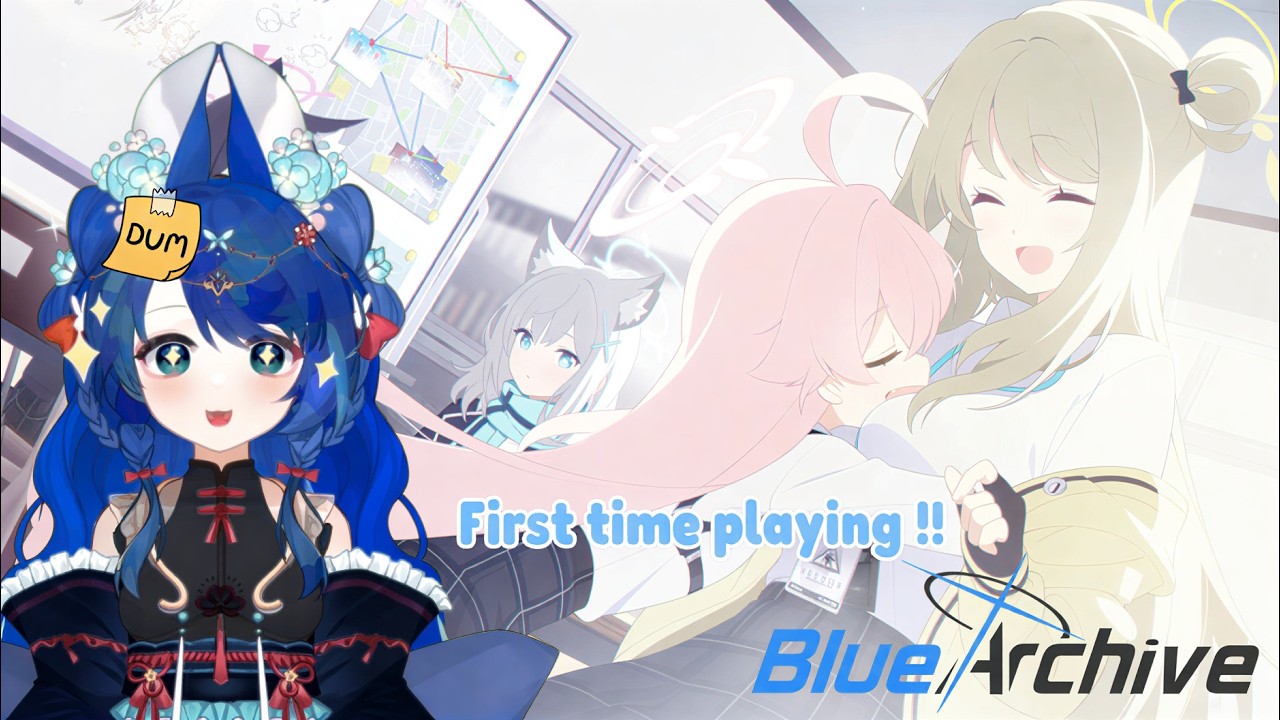 【Blue Archive】First time playing Blue Archive (●'◡'●) | VTuber