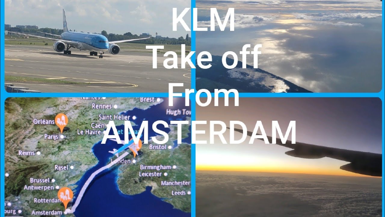 KLM Take off from Amsterdam to Suriname(2)