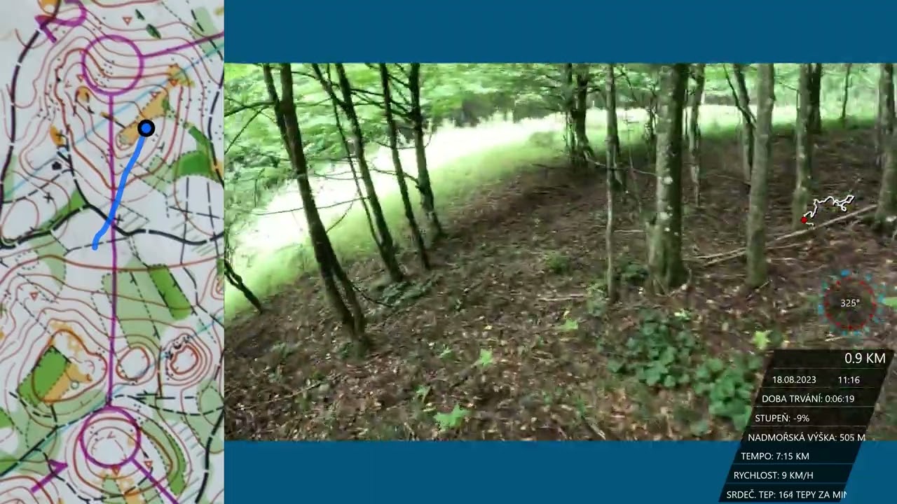 WMOC 2023, Silica, M40, long, final A, 2023-08-18|Headcam orienteering