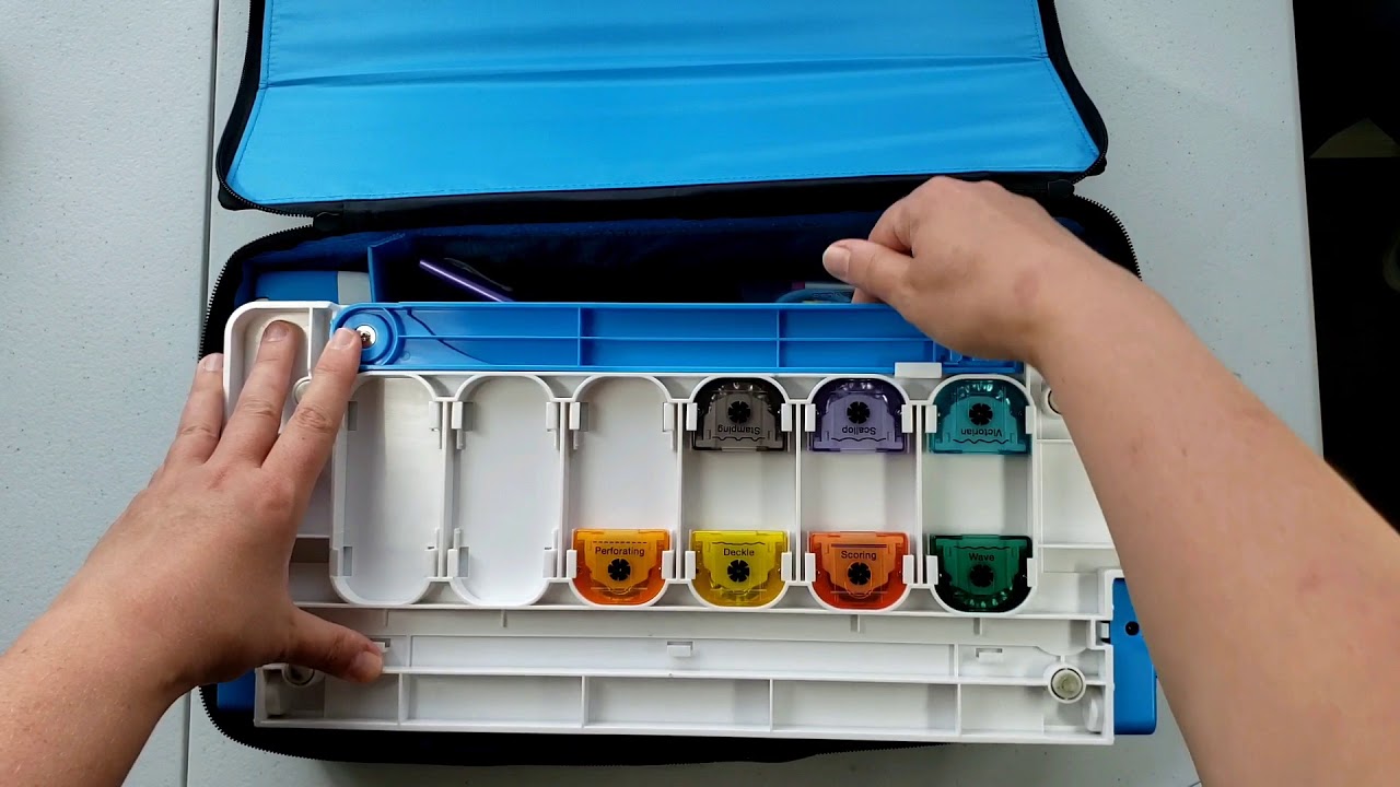 Packing the Creative Memories Tools Organizer for a crop