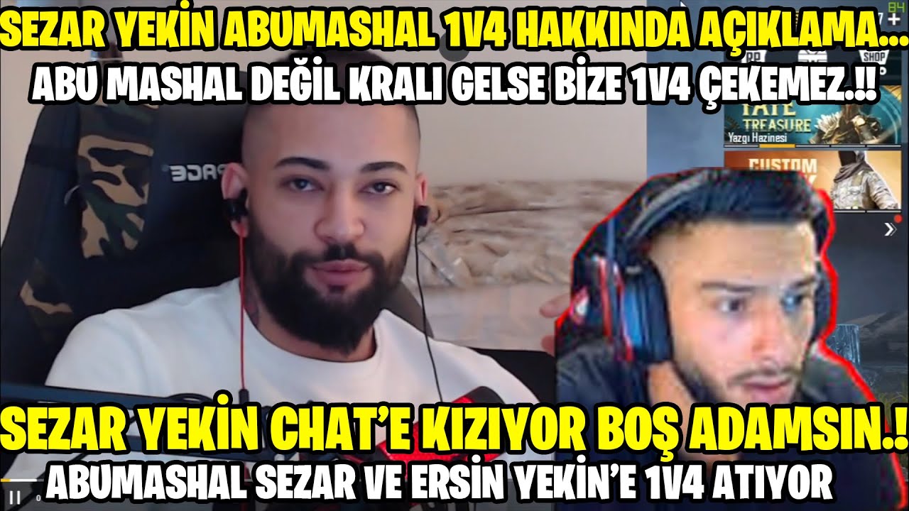 FURY SEZAR YEKİN ABUMASHAL 1V4 HAKKINDA AÇIKLAMA YAPIYOR / PUBG MOBİLE YAYINCI KARŞILAŞMALARI