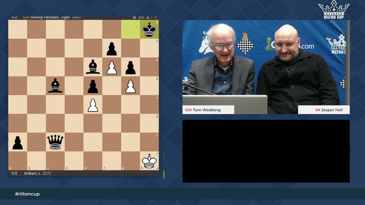51st Rilton Cup: round 2, commentators: GM Tom Wedberg and IM Jesper Hall