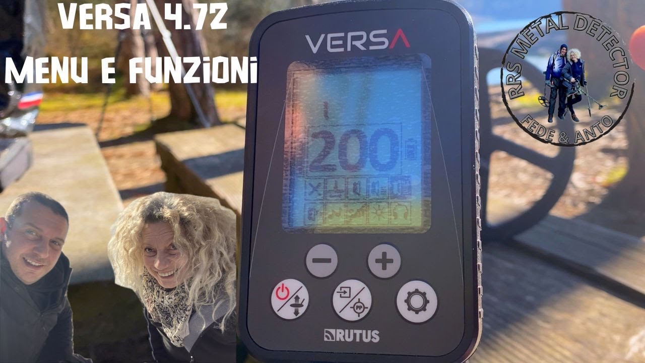 RUTUS VERSA MENU E FUNZIONI