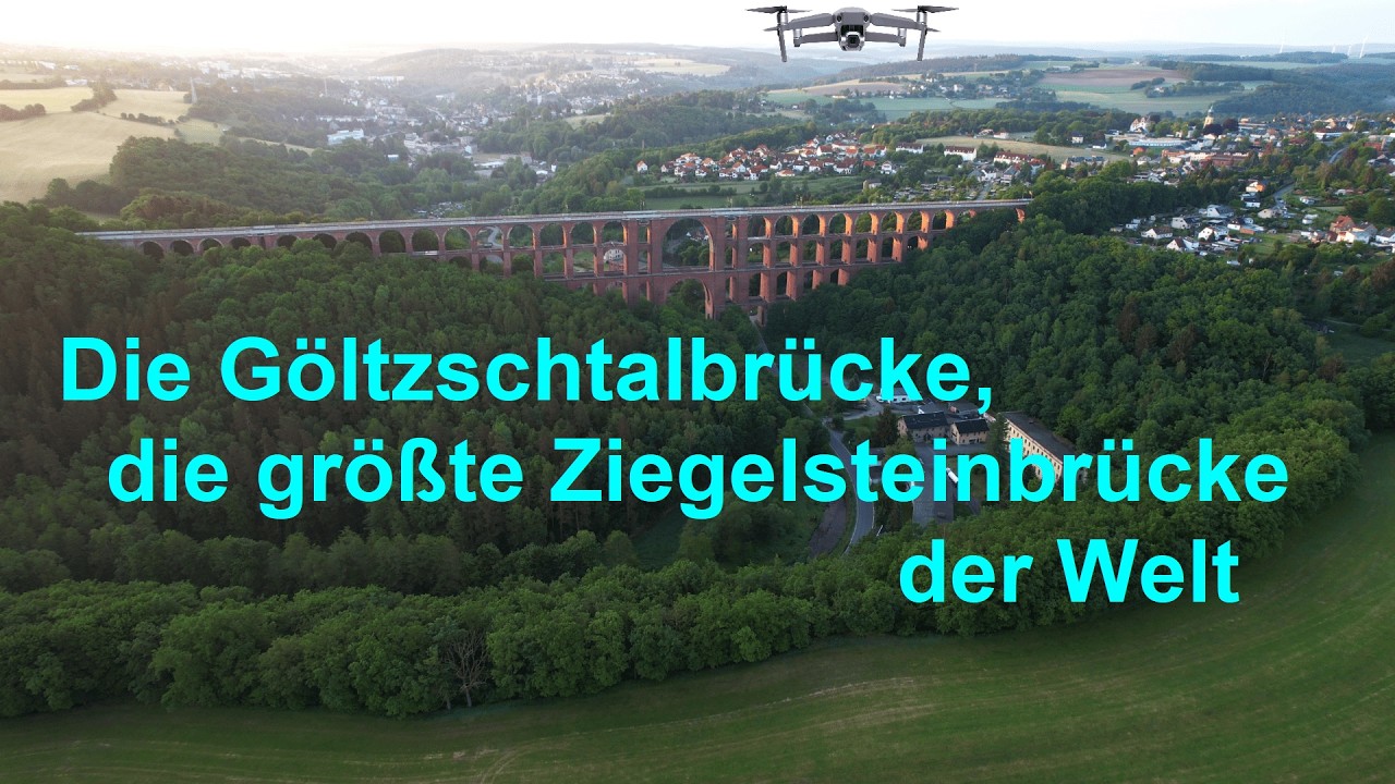 Die Größte Ziegelsteinbrücke der Welt, die Göltzschtalbrücke