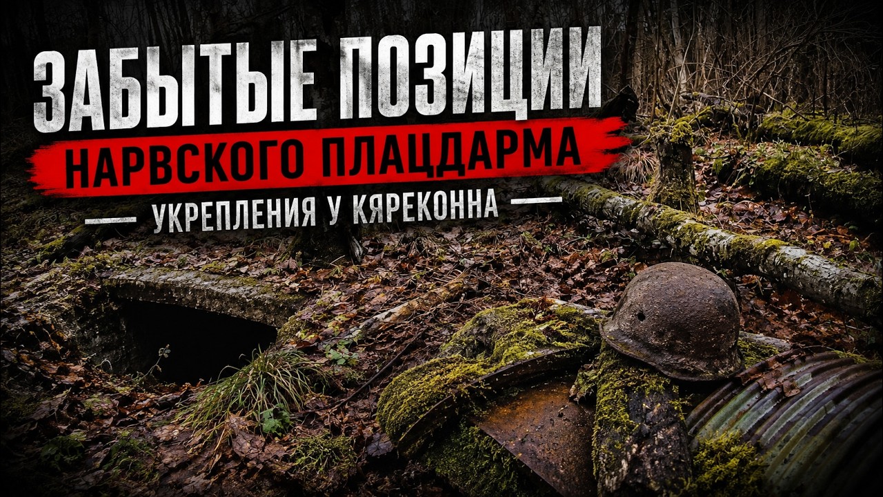 Забытые позиции Нарвского плацдарма. Укрепления у Кяреконна #WW2 #АртефактыВойны #СледыВойны