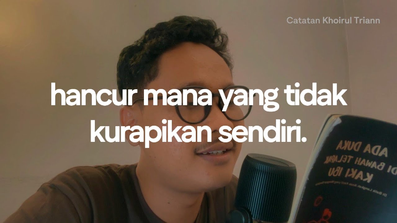 hancur mana yang tidak kurapikan sendiri?