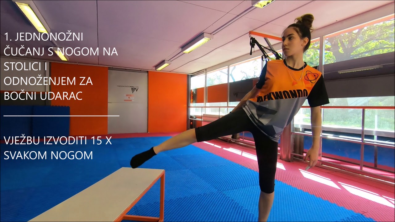 TRENING SPECIFIČNE TAEKWONDO SNAGE U VLASTITOM DOMU