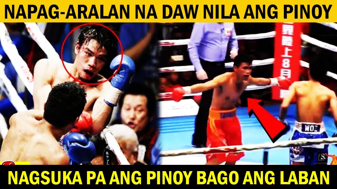 NAPAG-ARALAN NA DAW NILA ANG PINOY! HINDI MAKAKAIN AT NAGSUKA PA ANG PINOY BAGO ANG LABAN