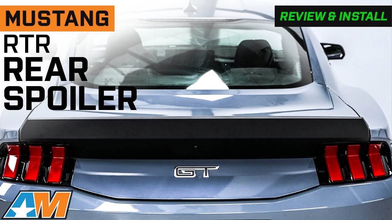 2024-2025 Mustang RTR Rear Spoiler Review & Install