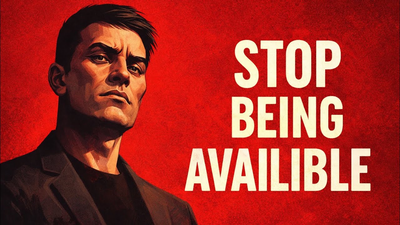 When You Stop Being Available, Everything Changes