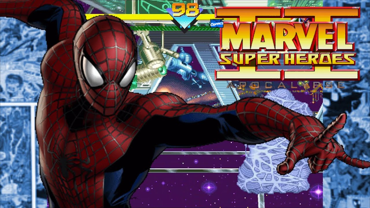 Marvel Super Heroes II: Apocalypse - Spider-Man Longplay & Ending [Full MUGEN Game]