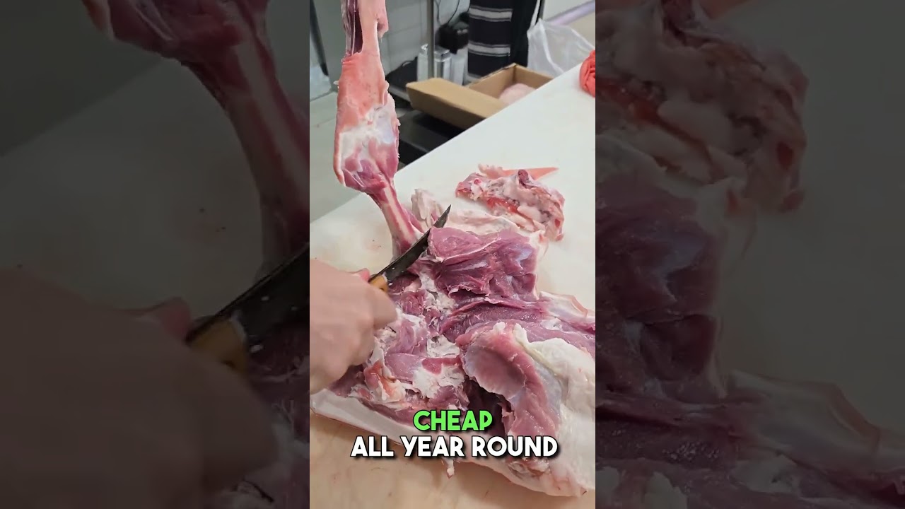 How to debone and string a pork leg properly 