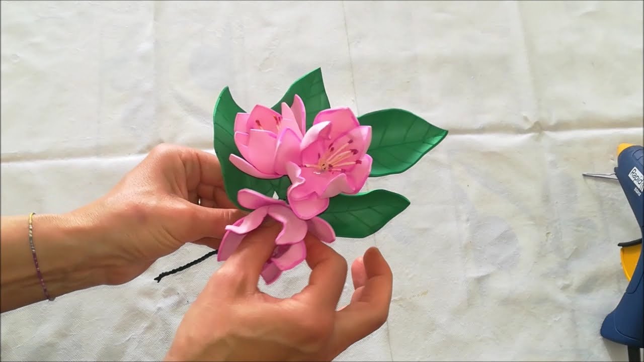 FIORI DI MONTAGNA IN GOMMA EVA